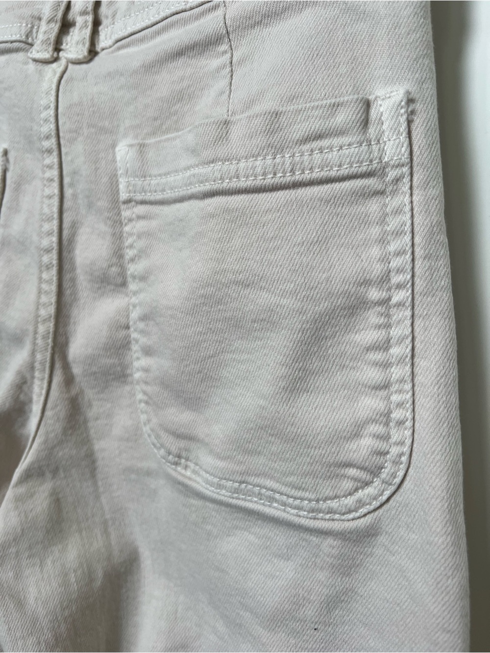 Zara flare denim - cream - girls 13/14 - Picture 4 of 6